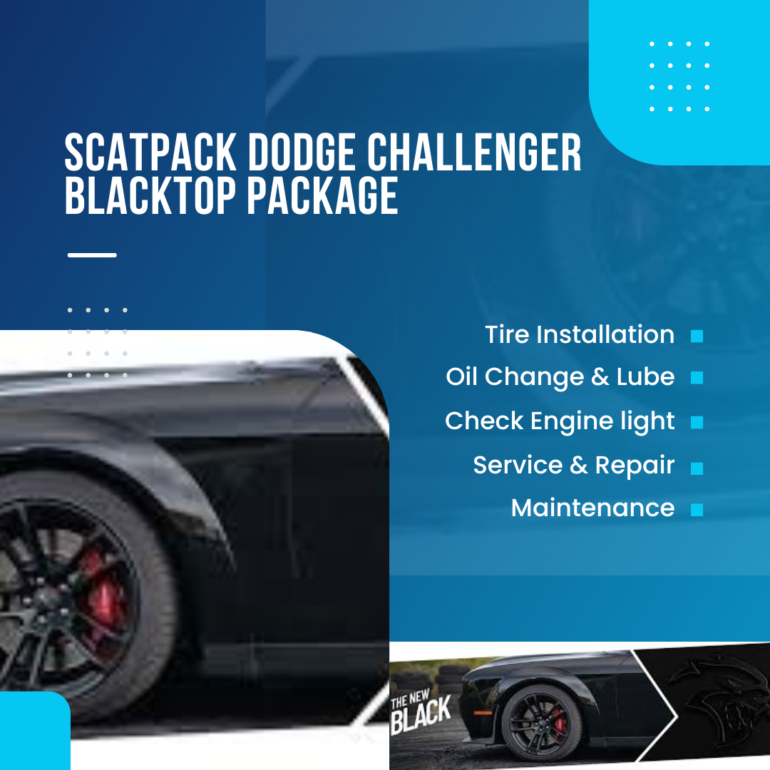scatpack Dodge Challenger Blacktop Package